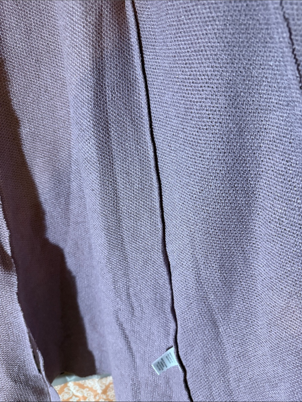 Krazy Kat Dusty Plum -  Duster/Long Cardigan Sweater w/ lace trim & bell cuffs - Picture 9 of 10